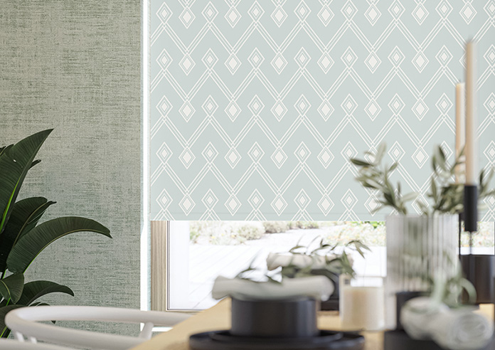 Roaring 20s, Chalk Green - Roller Blind - Image 5